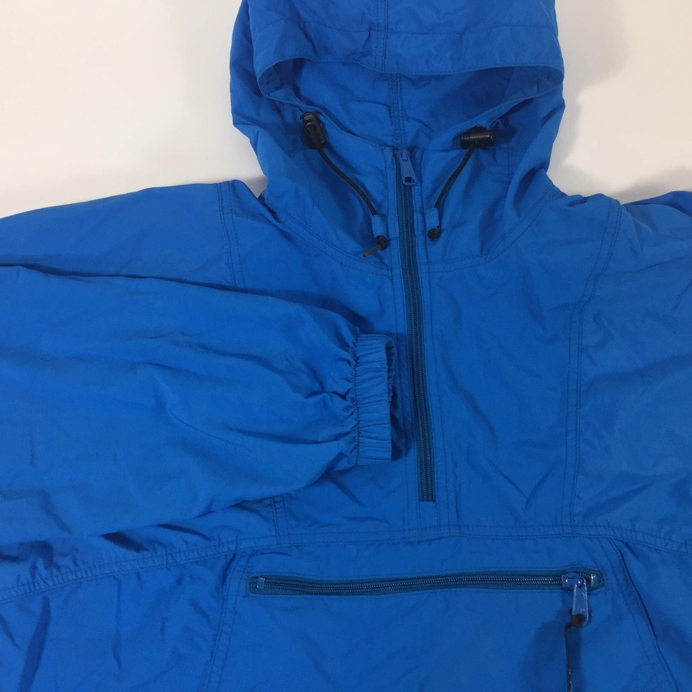 LL Bean Women's  Blue Nylon Shell Full Zip